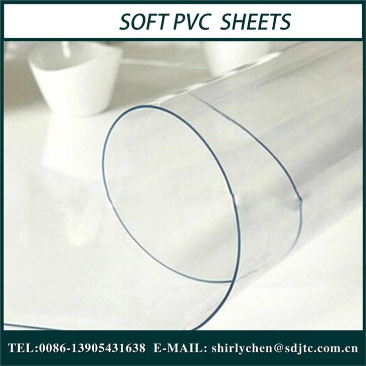 Īpaši caurspīdīga, mīksta PVC loksne